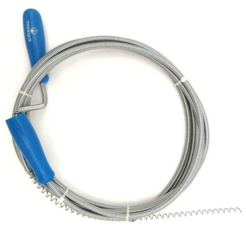 TORQUE Liberador de tubería de 3 metros, punta de resorte Ideal para mechones de cabello, cable de liberación de tubería profesional, cable de liberación de tubería, liberación de resorte
