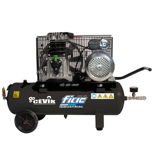 Compresor de correa Cevik pro ca-ab25/3m 3 HP y deposito 24l