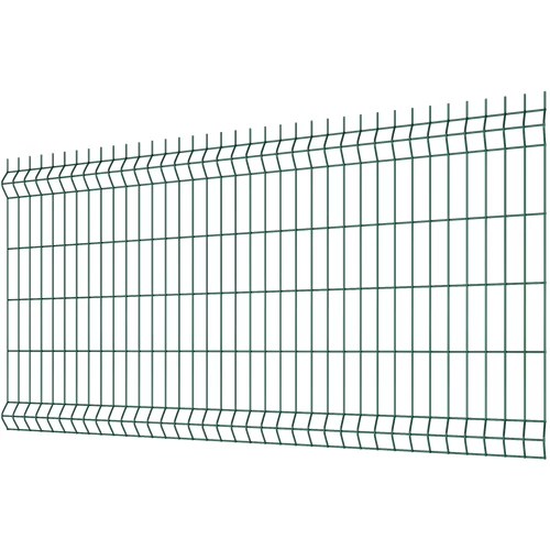 Panel de acero galvanizado soldado recubierto de plástico verde 0,6x2 m