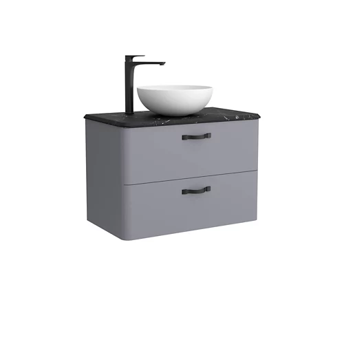 Mueble de baño Desire gris con lavabo 80x45 cm