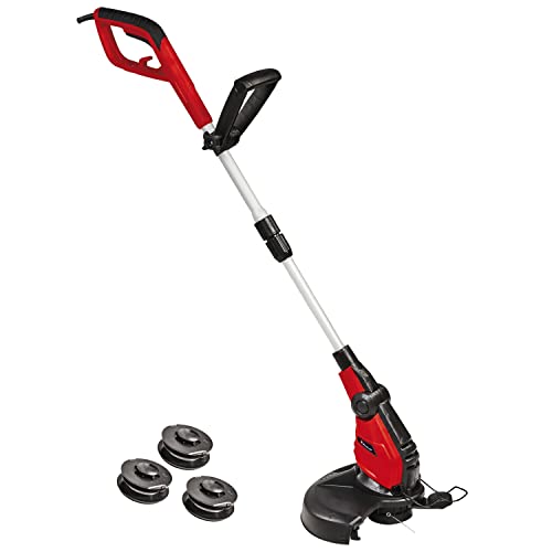 Recortadora eléctrica Einhell - GC-ET 4530 - cabezal motor con 4 posiciones de inclinación y rotación de 180°;  Mango telescópico de aluminio de extensión continua, protección de flores