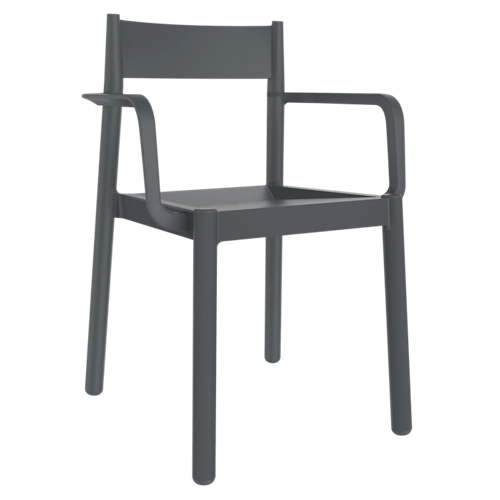 Silla exterior resina danna gris