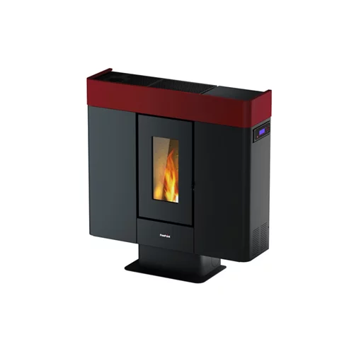 Estufa de pellets conductoras freepoint moon wifi 10kw burdeos