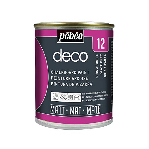 PEBEO pintura en lámina 250 ml gris oscuro