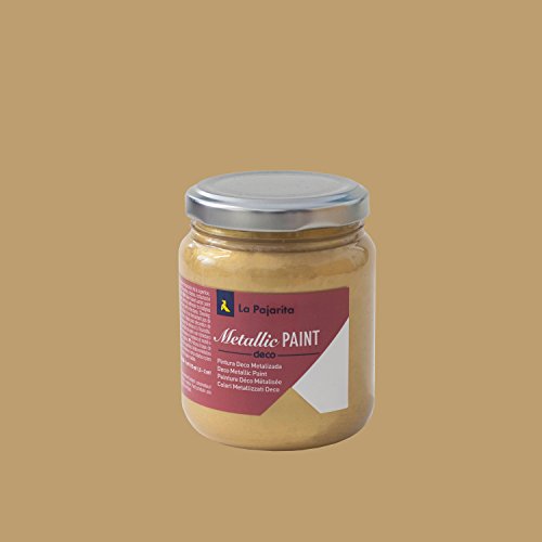 La Pajarita 106237 Pintura, Dorada, 175 ml