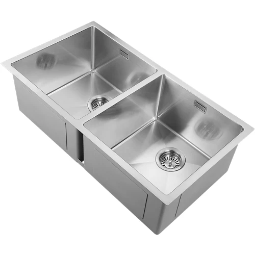 Fregadero Andemen rectangular de acero inoxidable 90x83cm