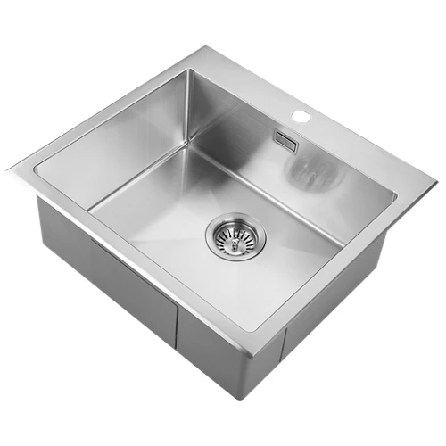 Fregadero Andemen rectangular de acero inoxidable 60x54cm