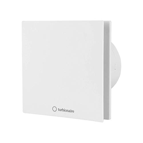 Extractor de baño Turbionaire Arte 100 SW 100 mm, blanco, extracción, ventilación estándar, para baño, cocina, válvula de retorno protección IPX4