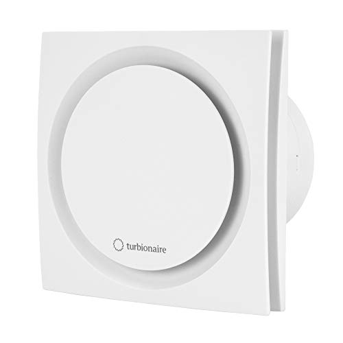 Turbionaire RING 100 SW - Aspirador, doble perimetral y aspiración frontal, 100 mm, color blanco estándar para baño, cocina, válvula antirretorno, protección IPX4