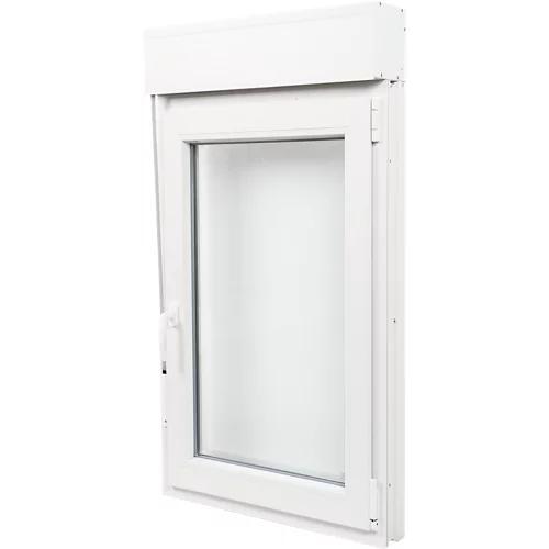 Oscilador de ventana de pvc blanco derecho 75x135 cm