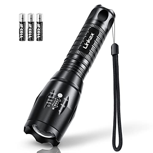 Linterna LED Linkax Linternas de alta potencia Linterna portátil 800 LM Linterna LED de 5 vías para ciclismo Camping Escalada (1)
