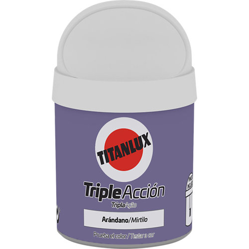 Titanlux 75ml pintura probador arándano triple acción