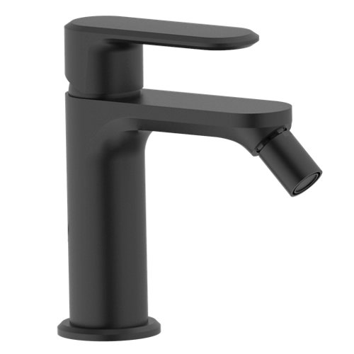 Grifo de bidé negro mate con una sola palanca huber levity