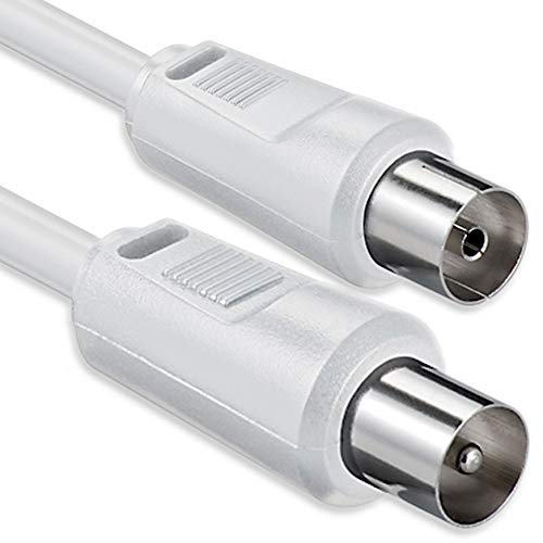1aTTack AK 2000 cable corrector coaxial blanco de 20 m