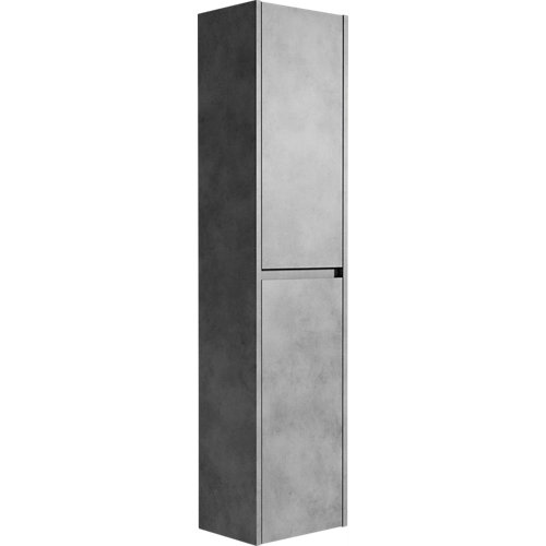 Columna mensual estructurada gris 35x150x32cm