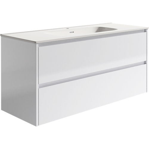 Mueble de baño luna blanca 120 x 48 cm