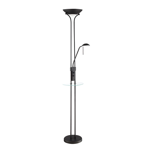 Lámpara led lumiplus led 18w + 5w regulable óxido