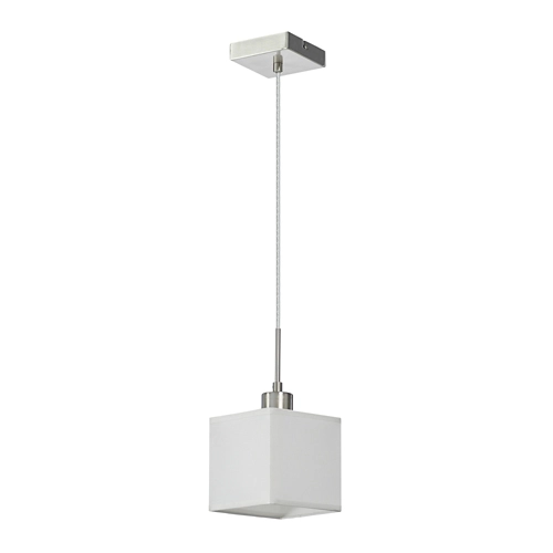 Lámpara de suspensión lumiplus neq cromo mate 1 luz