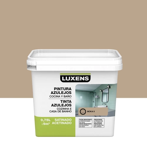 Luxes satinado moca marrón moca glaseado 0,75 l