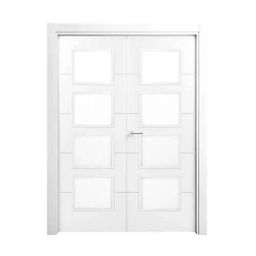 Tragaluz Premium blanco con apertura recta de 125,00 cm