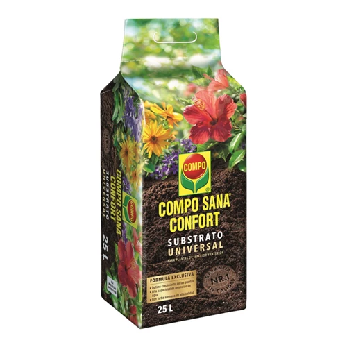 Sustrato composite saludable universal para todo tipo de plantas en bolsa confort de 25 l