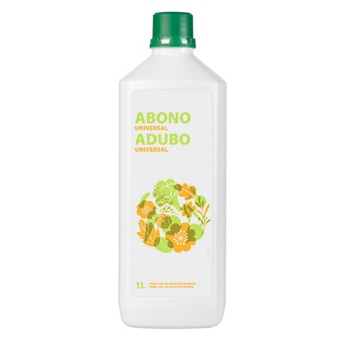 Fertilizante universal para todo tipo de plantas de interior y exterior 1l