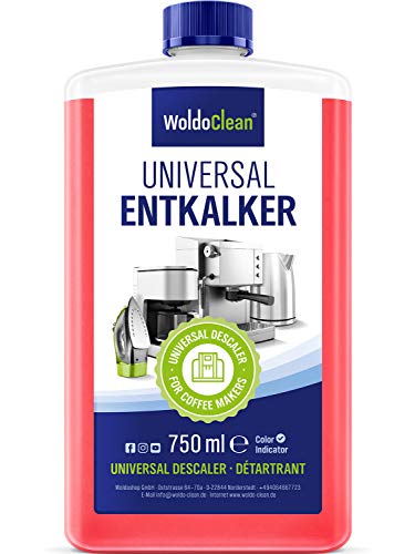 Descalcificador de café concentrado líquido 750 ml - compatible con las marcas Delonghi, Dolce Gusto, Nespresso, Seaco