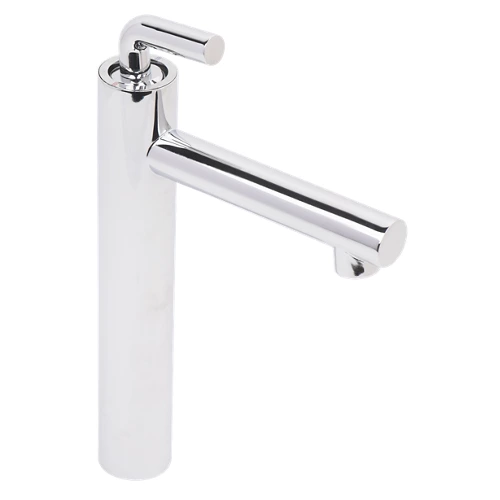 Mezclador de lavabo con tubo Roussillon de alto cromo
