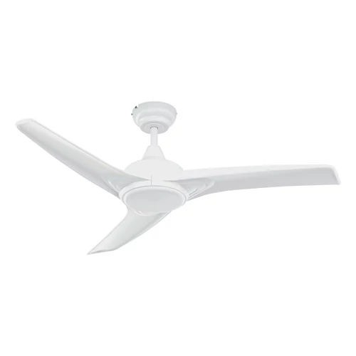 Ventilador de techo con bandeja de luz led blanco 132 cm dc