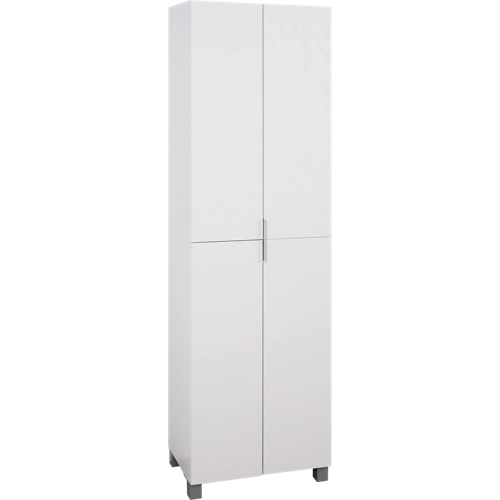Columna de baño blanca Essential 4 puertas 50x180x32 cm