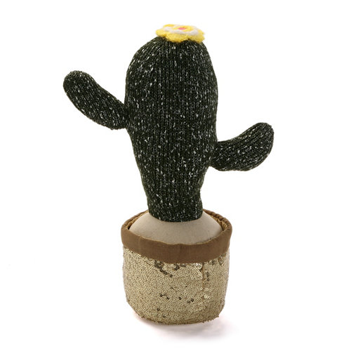 Soporte para puerta de cactus, poliéster, 17 x 12 x 25 cm, 1,5 kg