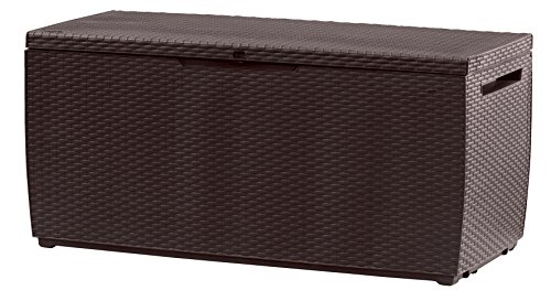Campana exterior Keter Capri, marrón, 53,5x123x57 cm.  Capacidad 305 litros