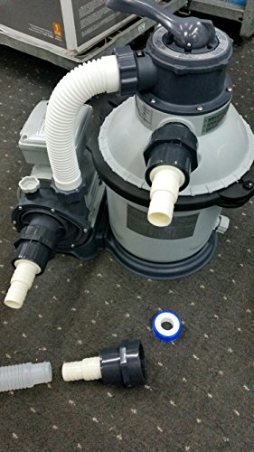 Adaptador Laurens para bomba Intex E5 -> manguera de 38/32 mm, adaptador de manguera de conector de piscina