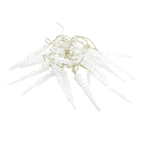 Guirnalda con carámbanos LED 3,15 m