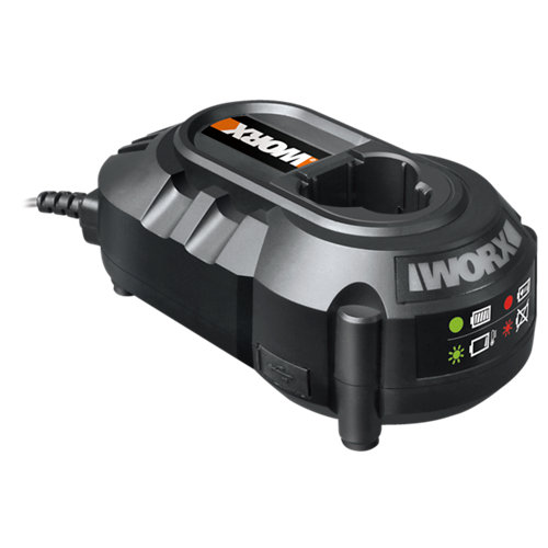 Cargador de batería Worx 12v con indicador de carga y carga rápida