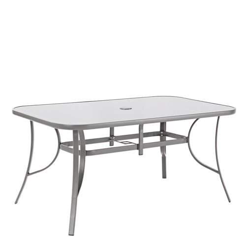 Mesa de jardín de metal Alma 90x71x150 cm