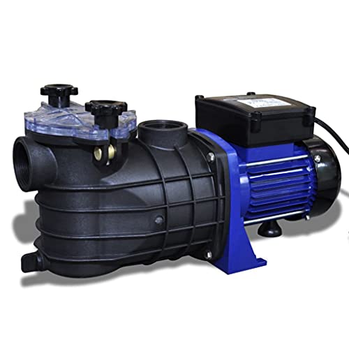 Bomba eléctrica para piscina 500W Azul