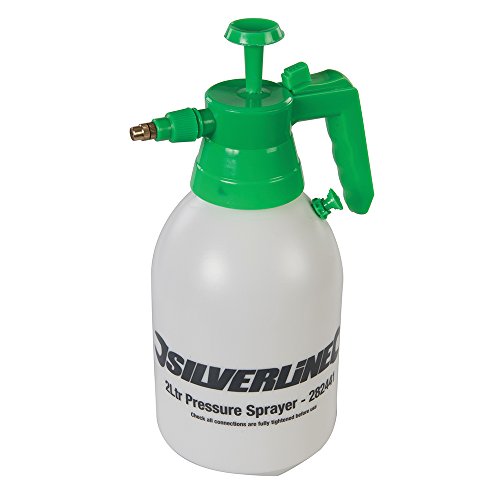 Silverline Tools 282441 Manguera con válvula rociadora, colores surtidos, 2 litros