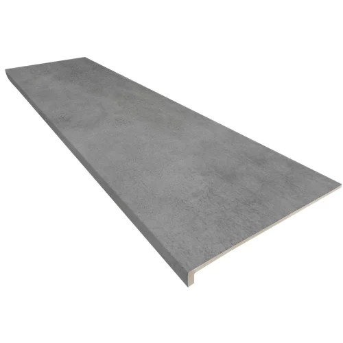 Peldaño cemento grafito artens 33x120