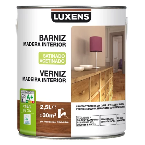 Lujoso interior lacado incoloro satinado 2,5l
