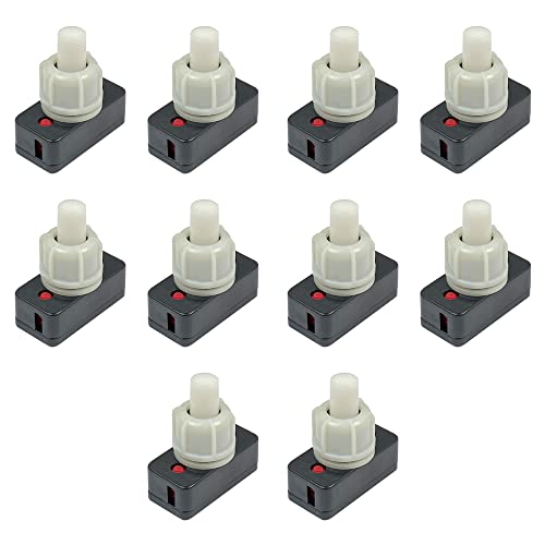 Kit InputMakers de 10 presostatos on-off o bloqueados para kit eléctrico escolar, circuito eléctrico escolar, manualidades y uso escolar.