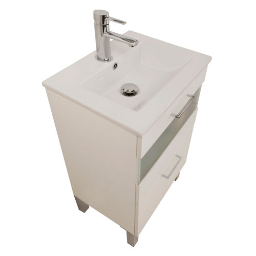 Mueble de baño zorro blanco 50 x 40 cm