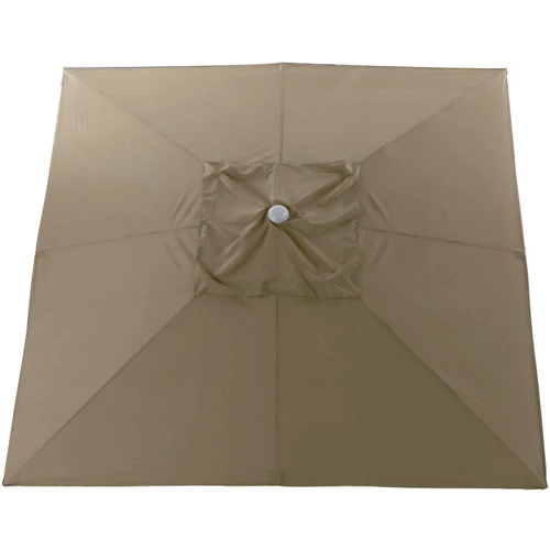 Capota poliéster marrón 300x300 cm