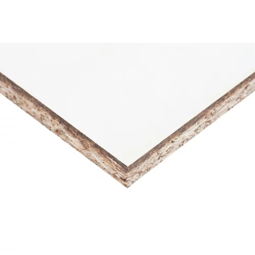 Aglomerado melamínico blanco 40x80x1 cm (ancho, alto y espesor)