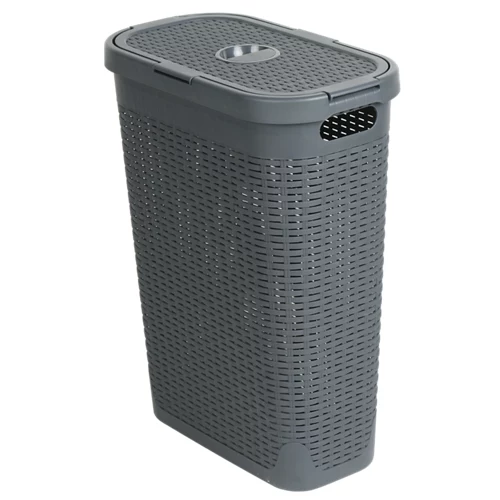 Cesto de ropa cottage gris/plata 40l