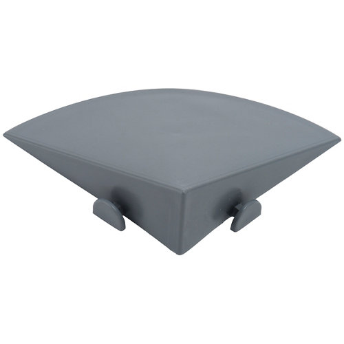 Perfil polietileno gris/plata 10x3,3 cm