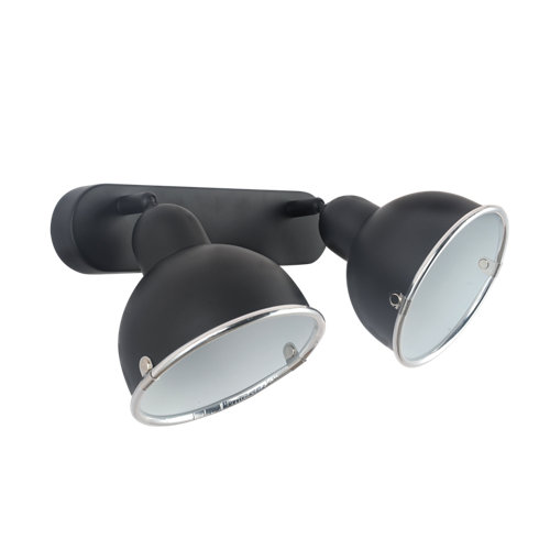 Reflector Farell barra 2 luces inspire negro mate
