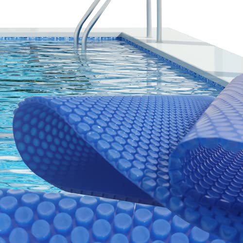 Manta térmica para piscina AcuaBubble PLUS 500 micras - Fabricada en España I Duradera y muy eficiente energéticamente I Ahorro: No requiere herrajes I Dimensiones totales: 4,00 x 8,00 m