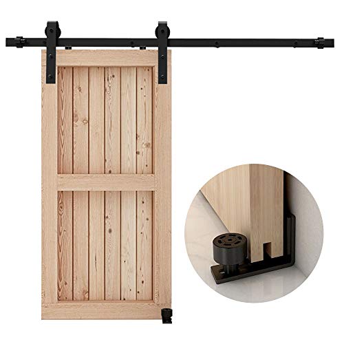 CCJH 5FT/1.5M Herrajes para puertas corredizas El kit de herrajes para puertas corredizas contiene una guía de piso ajustable