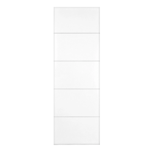 Puerta interior corrediza holandesa blanca de 82,5 cm